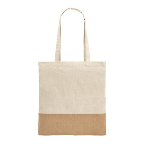 MERCAT. Bolsa de algodón 100% (160 g/m²) Beige | sin montaje de publicidad