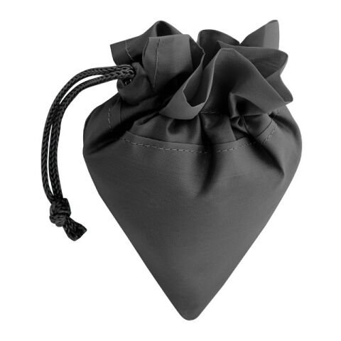 SHOPS. Bolsa plegable 190T Negro | sin montaje de publicidad