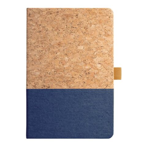 KLEE. Cuaderno A5 de corcho y lino con hojas rayadas Azul | sin montaje de publicidad