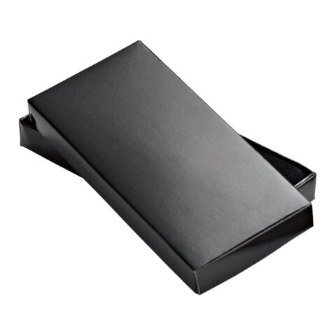 WATOH. Llavero redondo de metal y PU Negro | sin montaje de publicidad