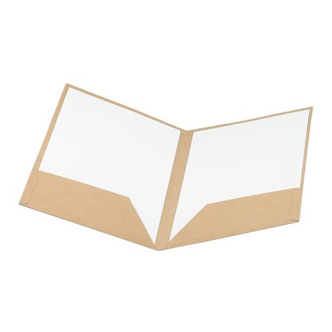PUZO. Carpeta porta documentos tamaño A4 (400 g/m²) Beige | sin montaje de publicidad | A4