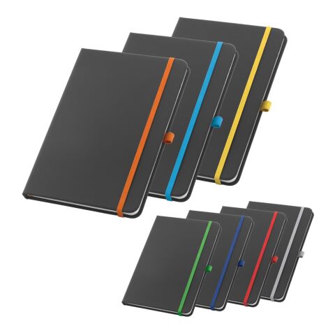 CORBIN. Cuaderno A5 en PU con hojas rayadas Rojo | sin montaje de publicidad