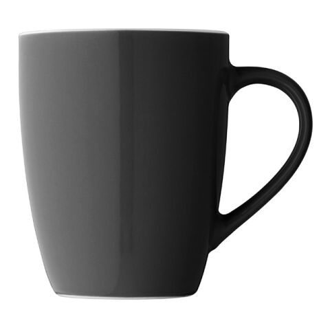 CINANDER. Taza de cerámica 370 mL Negro | sin montaje de publicidad