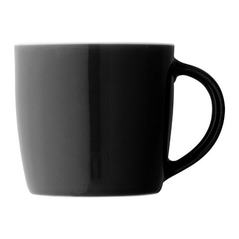 COMANDER. Taza de cerámica 370 mL Negro | sin montaje de publicidad