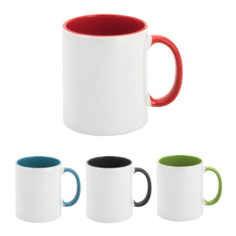 MOCHA. Taza de cerámica 350 mL Negro | sin montaje de publicidad