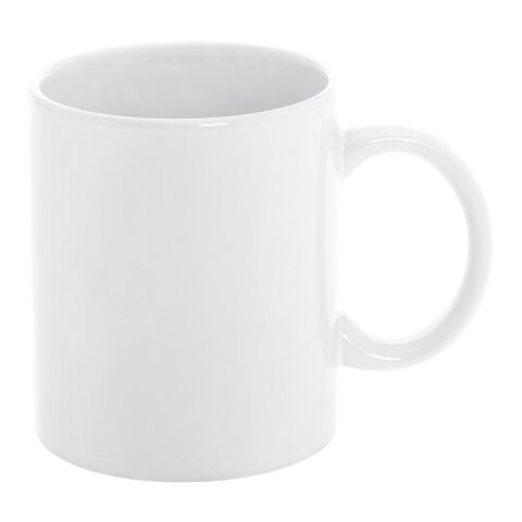 ANISEED. Taza de cerámica ideal para sublimación 350 mL Blanco | sin montaje de publicidad