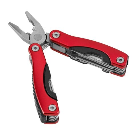 DUNITO. Mini alicate multifunción plegable fabricado en acero inoxidable y aluminio Rojo | sin montaje de publicidad