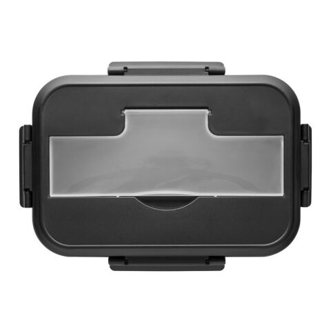 PYRUS. Fiambrer. Caja hermética de PP de 1000 mL Negro | sin montaje de publicidad