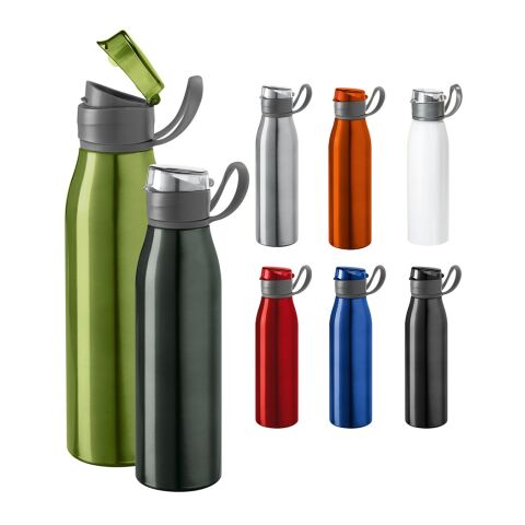 KORVER. Botella deportiva de 650 mL Negro | sin montaje de publicidad