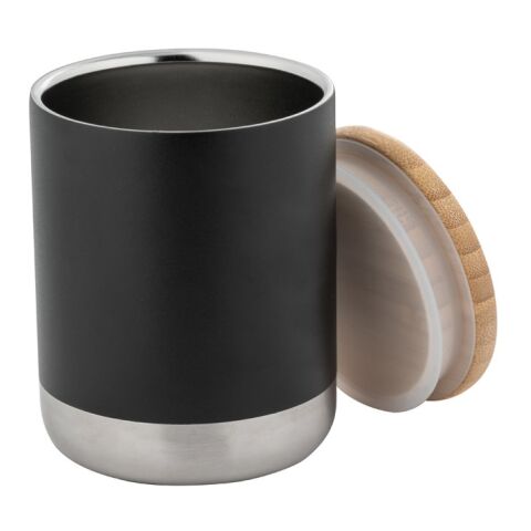 NORRE TUMBLER. Vaso de acero inoxidable Negro | sin montaje de publicidad