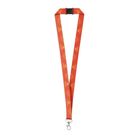 BRISTOL. Landyard para sublimación en poliéster Blanco | sin montaje de publicidad