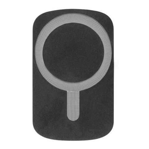 KOCH. Soporte para smartphone para coche con cargador magnético inalámbrico de 15 W en ABS reciclado (100% rABS) Negro | sin montaje de publicidad