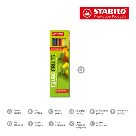 STABILO GREENcolors Estuche de 6 lápices de color sin montaje de publicidad