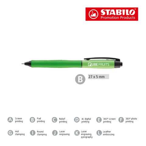 STABILO PALETTE roller gel azul claro | sin montaje de publicidad