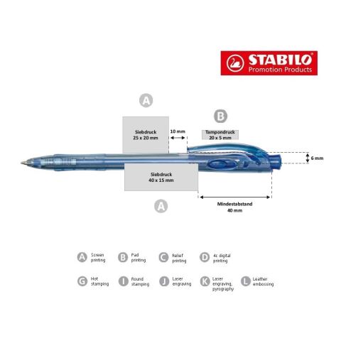 STABILO liner bolígrafo verde | sin montaje de publicidad | sin montaje de publicidad | sin montaje de publicidad