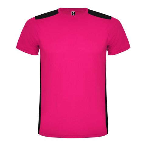 Camiseta deportiva de manga corta infantil &quot;Detroit&quot; Estándar | Rosa fucsia-Negro intenso | 12 | sin montaje de publicidad | no disponible | no disponible | no disponible