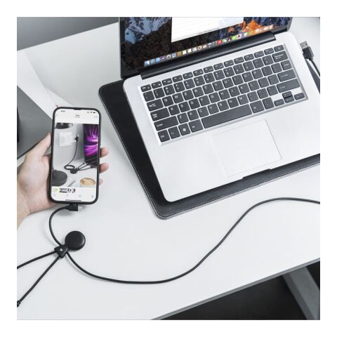 2089 | Xoopar Mr. Bio Long Power Delivery Cable with data transfer Negro intenso | sin montaje de publicidad | no disponible | no disponible | no disponible