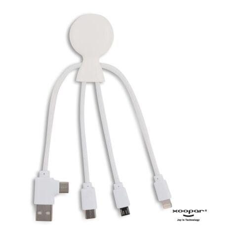 2099 | Xoopar Mr. Bio Smart Charging cable with NFC Blanco | sin montaje de publicidad | no disponible | no disponible | no disponible