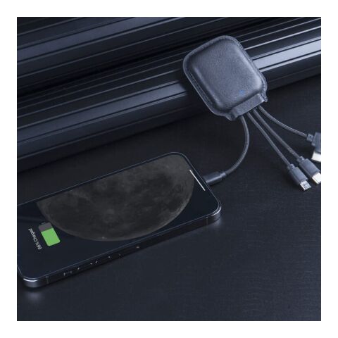 4001 | Xoopar Iné Gamma Charging cable with NFC and 3.000mAh Powerbank Negro intenso | sin montaje de publicidad | no disponible | no disponible | no disponible