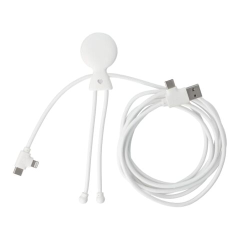 2092 - Xoopar Mr Bio Cable de Carga Múltiple PD Largo 60W 2 Metros Blanco | sin montaje de publicidad | no disponible | no disponible