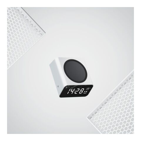 Cargador inalámbrico Xoopar GRS Reddi Charge PD con reloj gris claro | sin montaje de publicidad | no disponible | no disponible | no disponible