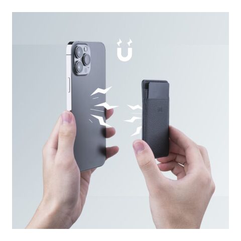 3198 | Xoopar Iné Mini NFC Wallet Recycled Leather Negro | sin montaje de publicidad | no disponible | no disponible | no disponible