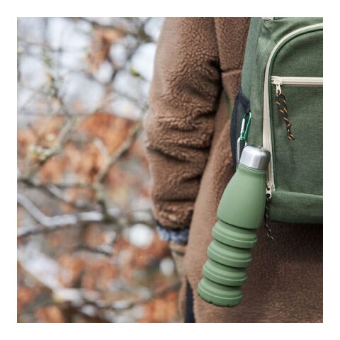 Botella plegable Sagaform Stig 550ml Verde | sin montaje de publicidad | no disponible | no disponible | no disponible