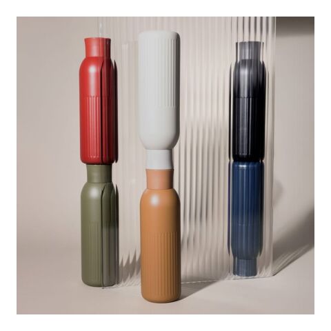 Botella de acero Sagaform Tekla Push con tapón a presión (reciclado) 500 ml Negro | sin montaje de publicidad | no disponible | no disponible