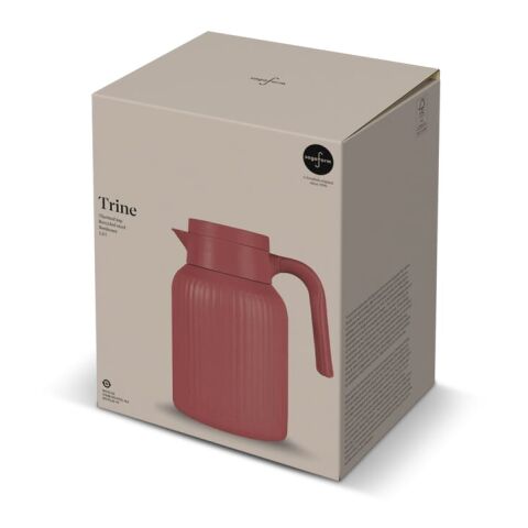 Jarra térmica Sagaform Trine (reciclada) 1.5 L rojo oscuro
