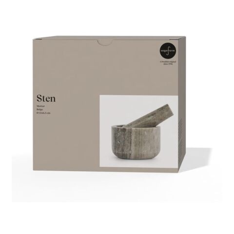 Sagaform Piedra Travertino Mármol mortero Beige | sin montaje de publicidad | no disponible | no disponible