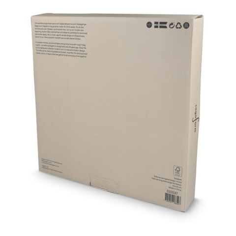 Plato redondo de cerámica Sagaform Ditte, 26 cm Beige | sin montaje de publicidad | no disponible | no disponible