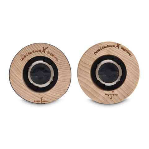 Juego de molinillos de sal y pimienta Sagaform Gurken, pequeño, 15 cm Negro | Grabado | en el molino 1 en la parte inferior | 40 mm x 80 mm