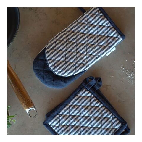 Juego de 2 manoplas para horno Lord Nelson Victory Azúl oscuro-Blanco | sin montaje de publicidad | no disponible | no disponible