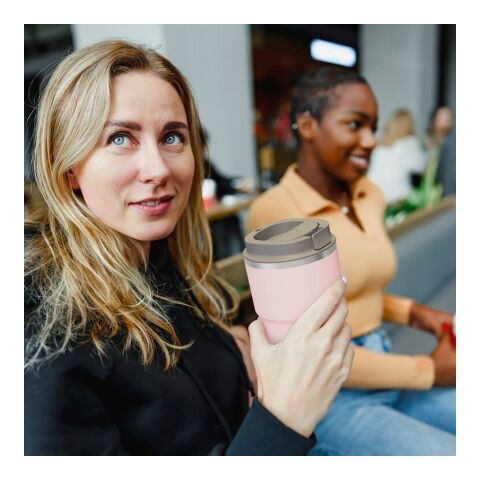 Asobu taza térmica el mini recogedor con Puramic 355 ml Rosa pastel | sin montaje de publicidad | no disponible | no disponible | no disponible