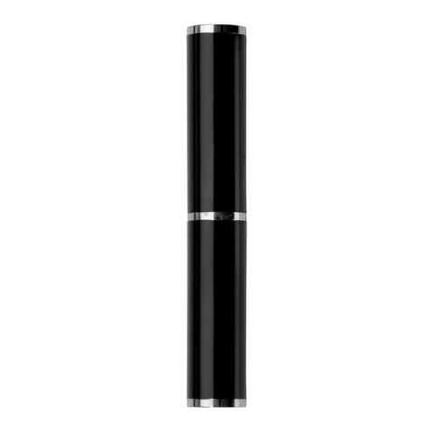 Bolígrafo en tubo de metal Negro intenso | Tampografía 1 color | parte superior del tubo | 15 mm x 50 mm | no disponible