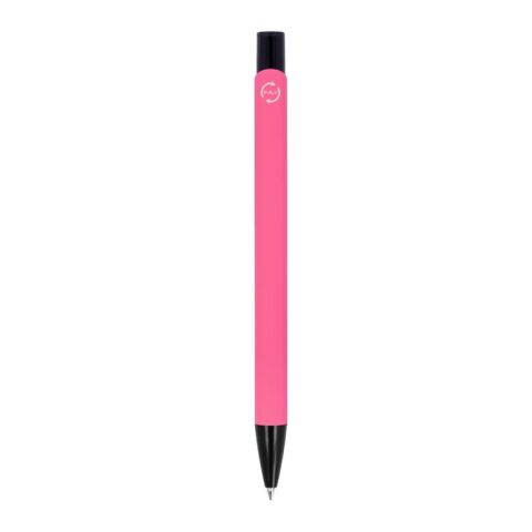 Alicante soft touch R-AL tinta negra Rosa-Negro | Grabado | 90 grados del clip | 87 mm x 8 mm | no disponible