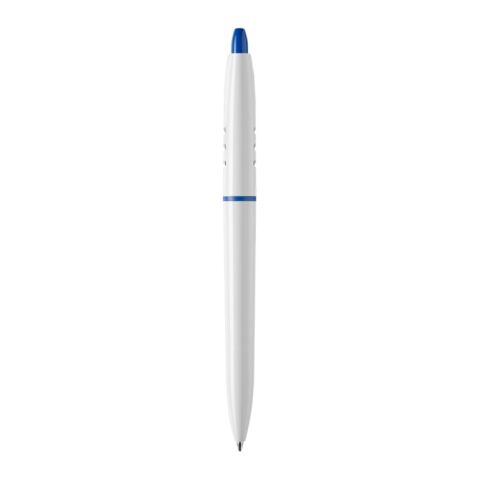 Bolígrafo S30 opaco Blanco-Azul / Blanco | Impresión De Pantalla 1 color | en el cuerpo alineado con el clip | 40 mm x 25 mm | no disponible