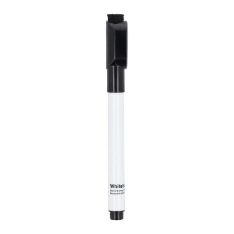 Rotulador para pizarra blanca con imán y limpiador Negro