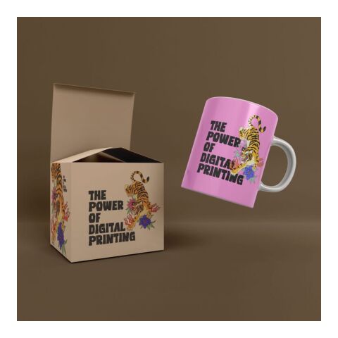 Caja de regalo a medida para tazas Marrón | sin montaje de publicidad | no disponible | no disponible | no disponible