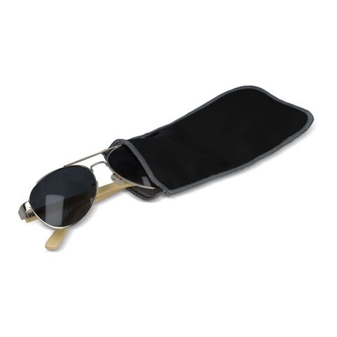 Bolsa para gafas de microfibra R-PET Negro | sin montaje de publicidad | no disponible | no disponible | no disponible