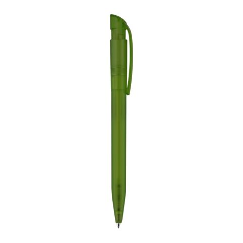 Bolígrafo S45 R-PET transparente Verde-Verde | Impresión De Pantalla 1 color | 270 grados del clip | 45 mm x 25 mm | no disponible