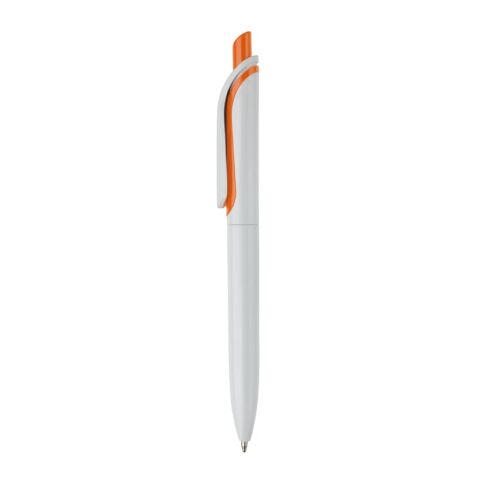 Bolígrafo Click Shadow Hecho en Alemania Blanco-Naranja