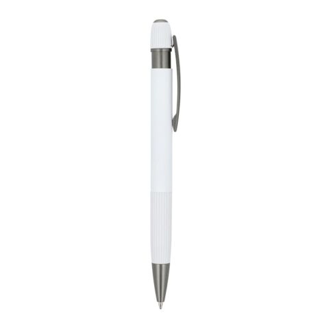 Bolígrafo de aluminio Toulouse Softtouch Blanco | sin montaje de publicidad | no disponible | no disponible