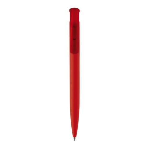 Bolígrafo Avalon toque suave Rojo / Blanco | Tampografía 1 color | on the clip | 35 mm x 8 mm | no disponible