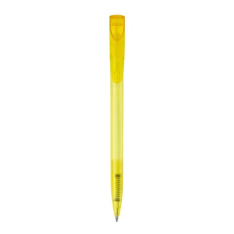 Bolígrafo Deniro Frosty Amarillo | Tampografía 1 color | on the clip | 30 mm x 7 mm | no disponible