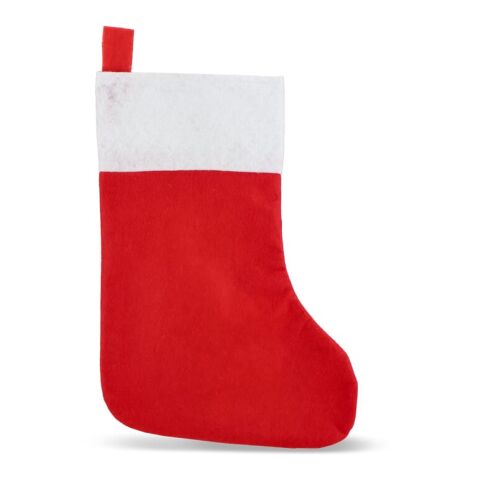 Medias de Navidad de fieltro 43cm Blanco-Rojo / Blanco | sin montaje de publicidad | no disponible | no disponible