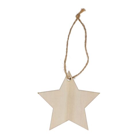 Adorno navideño de madera en forma de estrella Natural | sin montaje de publicidad | no disponible | no disponible