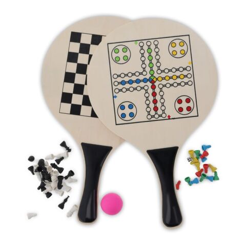 Tenis de playa de MDF con superficie de ajedrez Negro | sin montaje de publicidad | no disponible | no disponible | no disponible