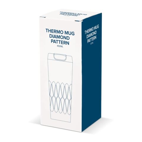 Termo con forma de rombos 450ml Negro | sin montaje de publicidad | no disponible | no disponible | no disponible