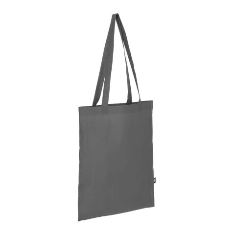 R-PET Bolsa de transporte de tejido sin tejer con asas largas 38 x 42 cm 75 g/m² Gris | sin montaje de publicidad | no disponible | no disponible | no disponible
